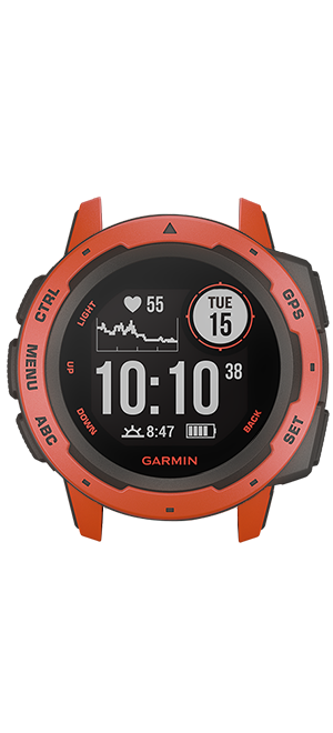 garmin instinct band width